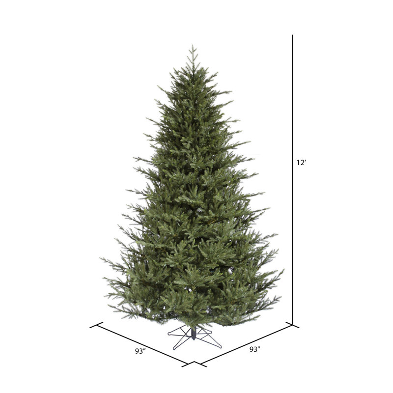 6.5' Itasca Frasier Artificial Christmas Tree with Stand, 12'