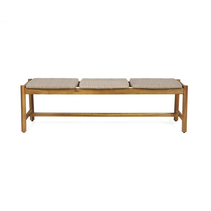 CAMBRIA 3 SEATER BENCH, Natural