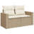  Garden Sofa Set Beige