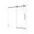 Matte Black Shower Door 6076, 70mm 304 Stainless Steel Large Pulleys, Adjustable , Nano Cleaning, Tempered Glass, Bathroom Essential 6076 Door, Design With Function, Easy Clean, Item-118630714