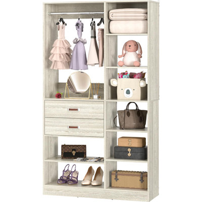 Sherissa 40'' W Freestanding Closet System