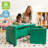 ECR4Kids Tri-Me Table and Cube Chair Set, Multipurpose Furniture, 3-Piece-88480581