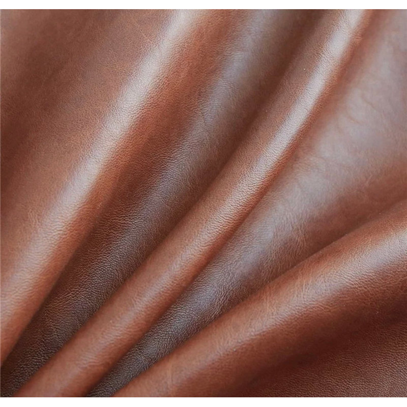 Embroidered Faux Leather Reversible Pillow Cover, 20" H x 20" W