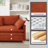 Ergonomic 3-Seat Sectional Sofa