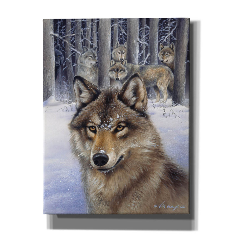 «Wolfpack» par Harro Maass, Epic Graffiti, L 12 po x H 16 po x P 0,75 po