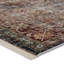 Tapis oriental en polypropylène tissé à la machine en rouge / bleu / brun Clemente-1180090645