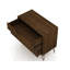 Commode 35 po Rockefeller en brun châtaignier (3 tiroirs)-769863041