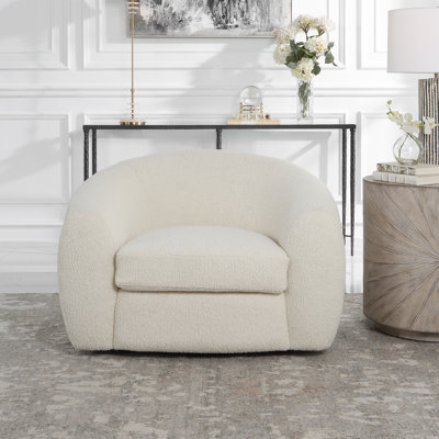Fauteuil pivotant en polyester 43 po Dazion