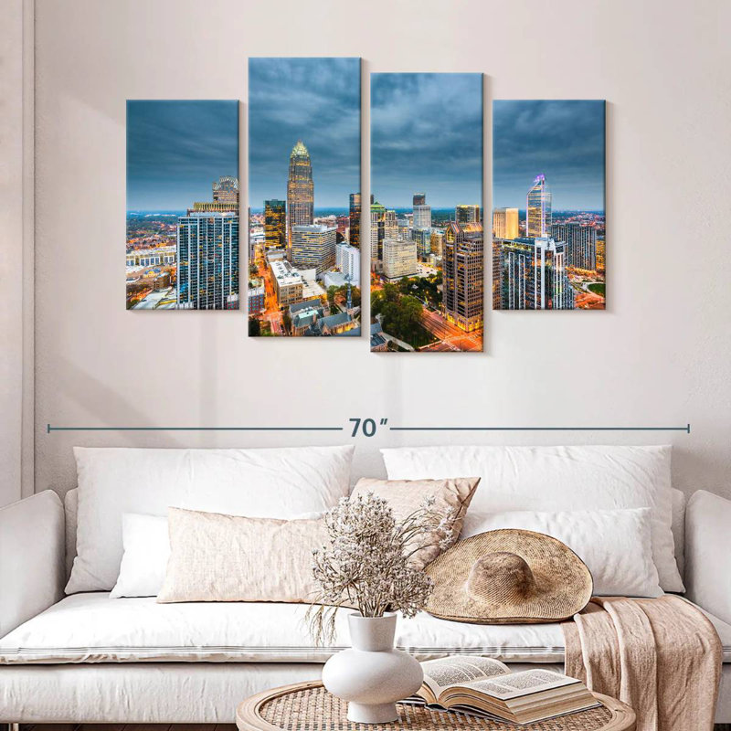 Nicci Charlotte Blue Hour, H 32 po x l 52 po