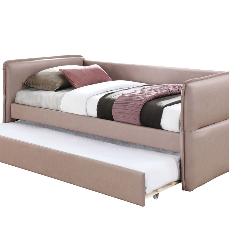 Daybed With A Trundle (Daybed), Mauve