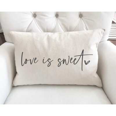  Love Is Sweet Valentine's Day Cotton Pillow Cover