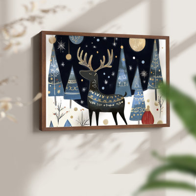 Art de Noël - DCXCIX - Reproduction encadrée - Restickable