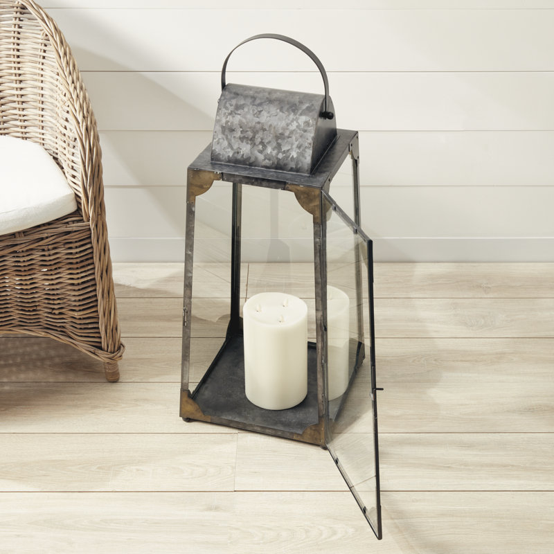 Idora Lantern, 30.5" H x 14" W x 14" D