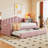 Twin Size Upholstered Daybed With Trundle-2135557925