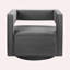 Fauteuil pivotant en velours Booth Performance-2066939163