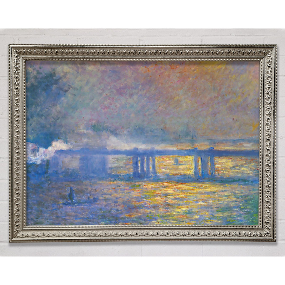 Charing Cross Bridge von Claude Monet - Einzelne Bilderrahmen Kunstdrucke