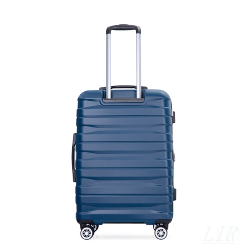 Ensemble de 5 valises rigides pour PC avec serrure TSA et roues rotatives, légères et durables, Dark Blue