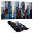 Abstract blue city - 15.75"x31.50" Desk mat