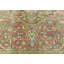 Tapis rouge / vert en laine noué à la main de conception unique 9 pi 5 po x 15 pi 3 po années 1960 Heracles