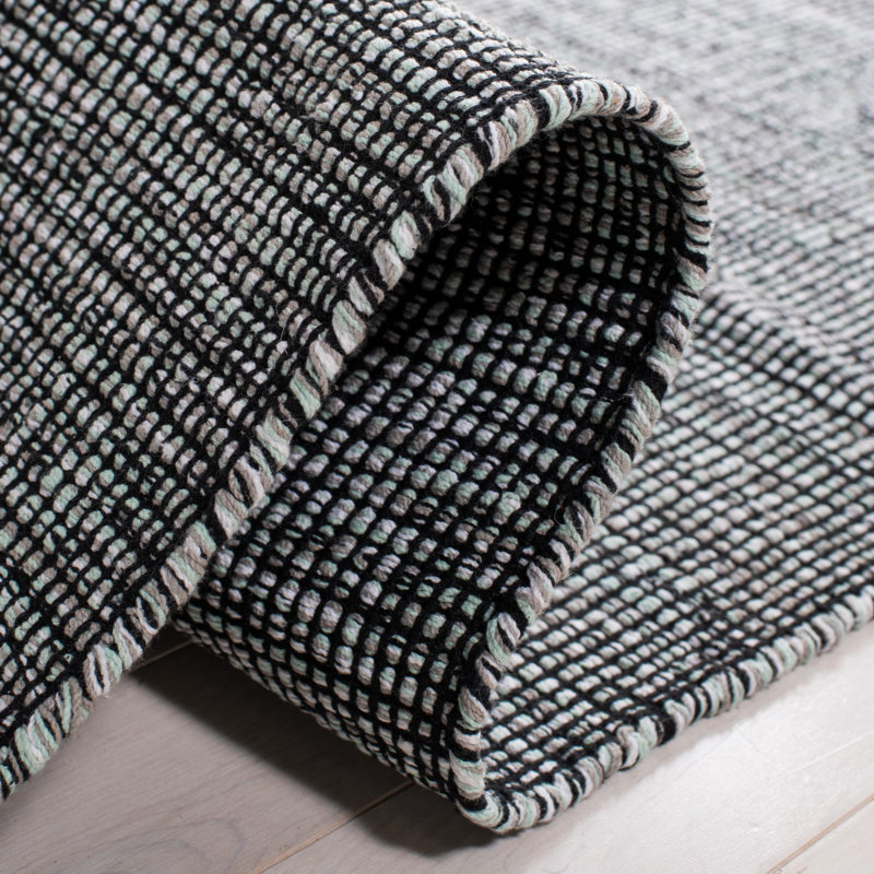 Montauk Hand Woven Cotton Rug, Round 6'