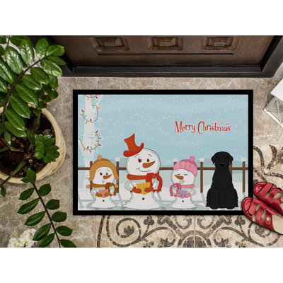 Burlap Non-Slip Christmas Outdoor Doormat