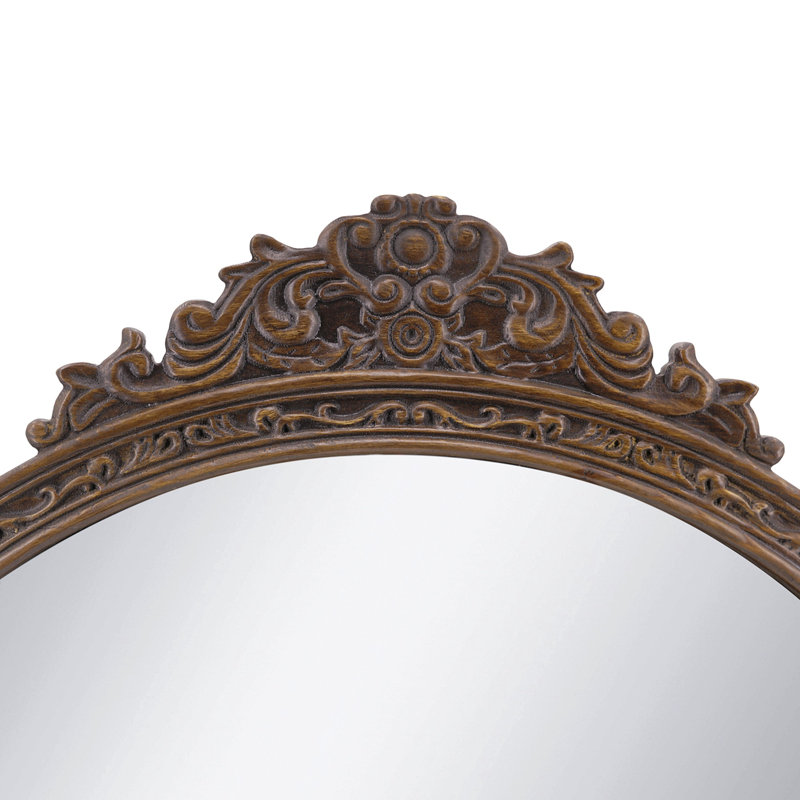 Miroir mural rond 31,5 po - Miroir décoratif pour meuble d'entrée de salon ou de salle de bain
