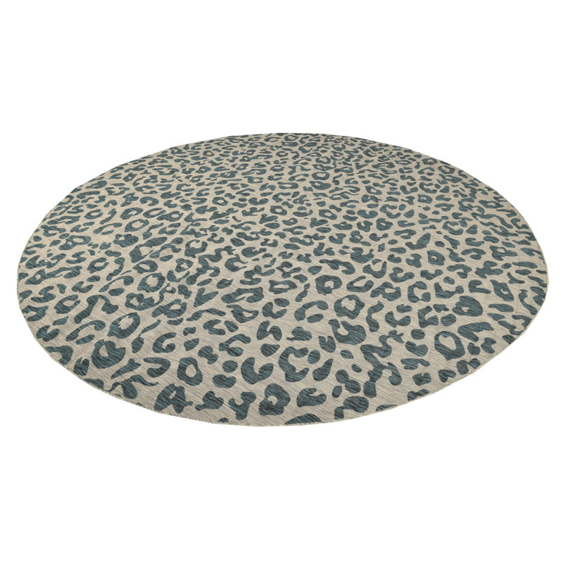 Tapis d'extérieur couleur joyeuse, Rond 10 pi 8 po