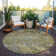 Machine Washable Indoor/Outdoor Chantille ACN1107 Brown Rug