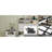 platform bed frame with LED lights and charging station cushion-910167487