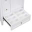 24-Inch Bathroom Vanity With Storage, Adjustable Shelf, MDF & Rubberwood, Removable Dividers-1582693115