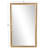Metal Wall Mirror with Beaded Detailing-72058575