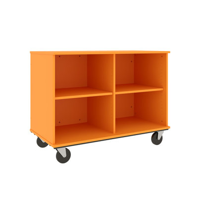Casier mobile à 4 compartiments avec roulettes