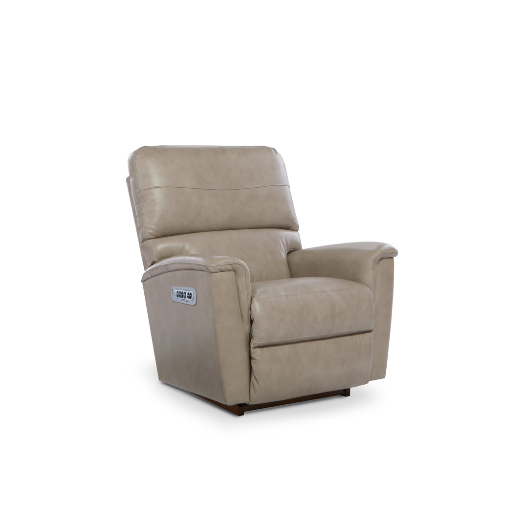 Ava Leather Match Power Rocking Recliner with Power Headrest and Lumbar La-Z-Boy