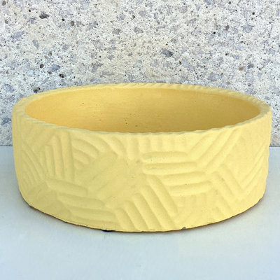 Sancho Oval Yellow Pot