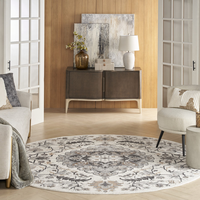 Berendt Oriental Indoor Rug, Round 5'3"