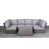 Coussin gris / cadre gris