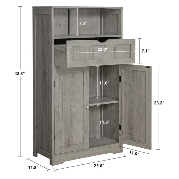  IRONCK Kitchen Pantry Storage Cabinet 72 Height, with