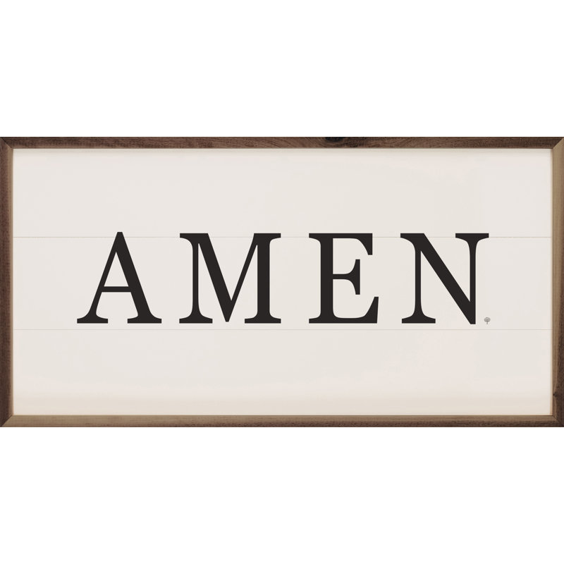 Blanc amen, H 8 po x l 16 po, Blanc