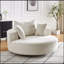 55 po L 55 po Chenille simple chaise pivotante à 360 degrés pour le salon, etc.-1254451134