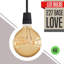 Sickler 4W LED Globe Light Bulb Amber