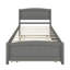 Lit plateforme simple avec lit gigogne