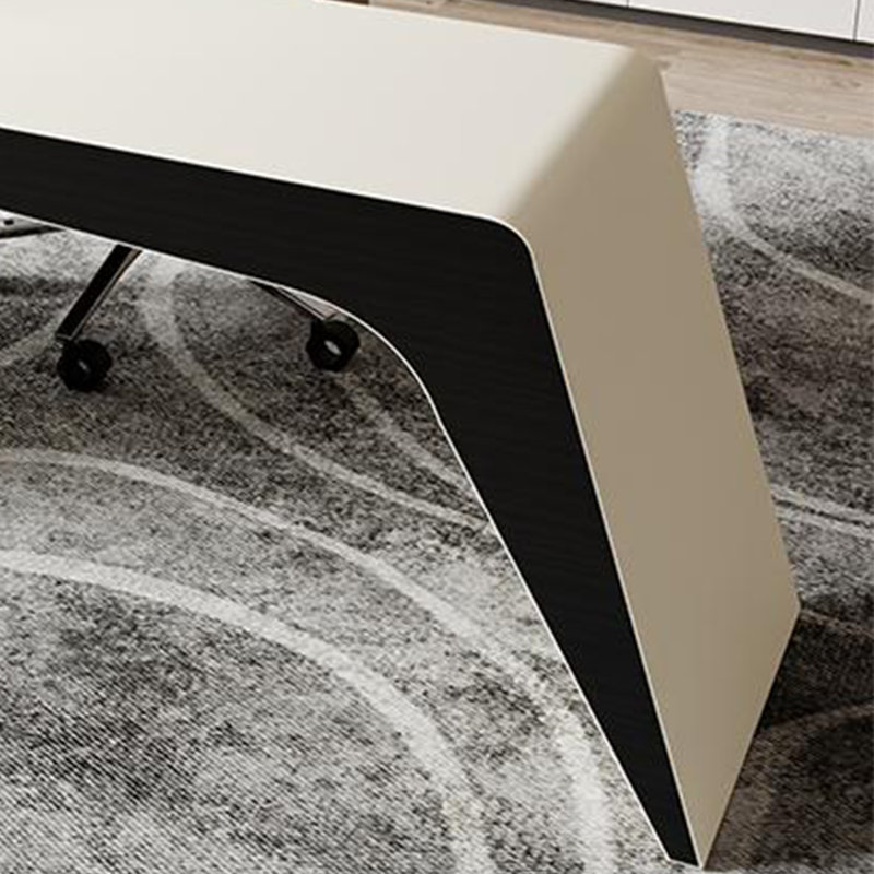 Desk office table with drawers of large capacity, 29.53" H x 70.87" W x 31.5" D
