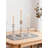 Rustic Wooden Taper Candle Holders Set Of 3, Farmhouse Candlestick Holders With Metal Safety Cups For Living Room Dining Table Centerpiece Decor-1699413204-1699413205