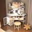 Chantle Dressing Table with Mirror-1480417174