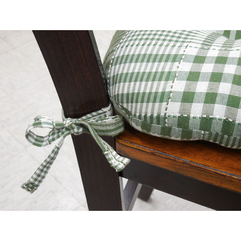 Outdoor 3'' Dining Chair Chair Pad, Olive Green