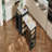 Extendable Island Console Table, Cabinets, Drawers for Dining Room - Black