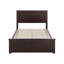 Lit plateforme en bois massif francoise avec pied de lit assorti Francoise-1111206087-1111206085