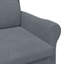 Fauteuil vidaXL en velours gris foncé-1178589470