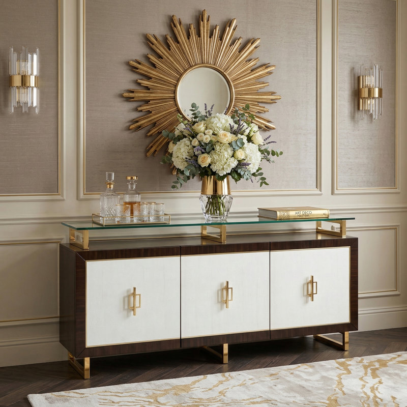 Belmont Place 76'' W Solid Wood Sideboard