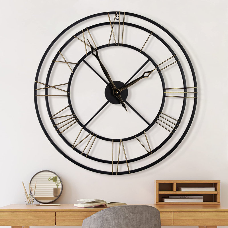 Geronima Metal Wall Clock, Medium